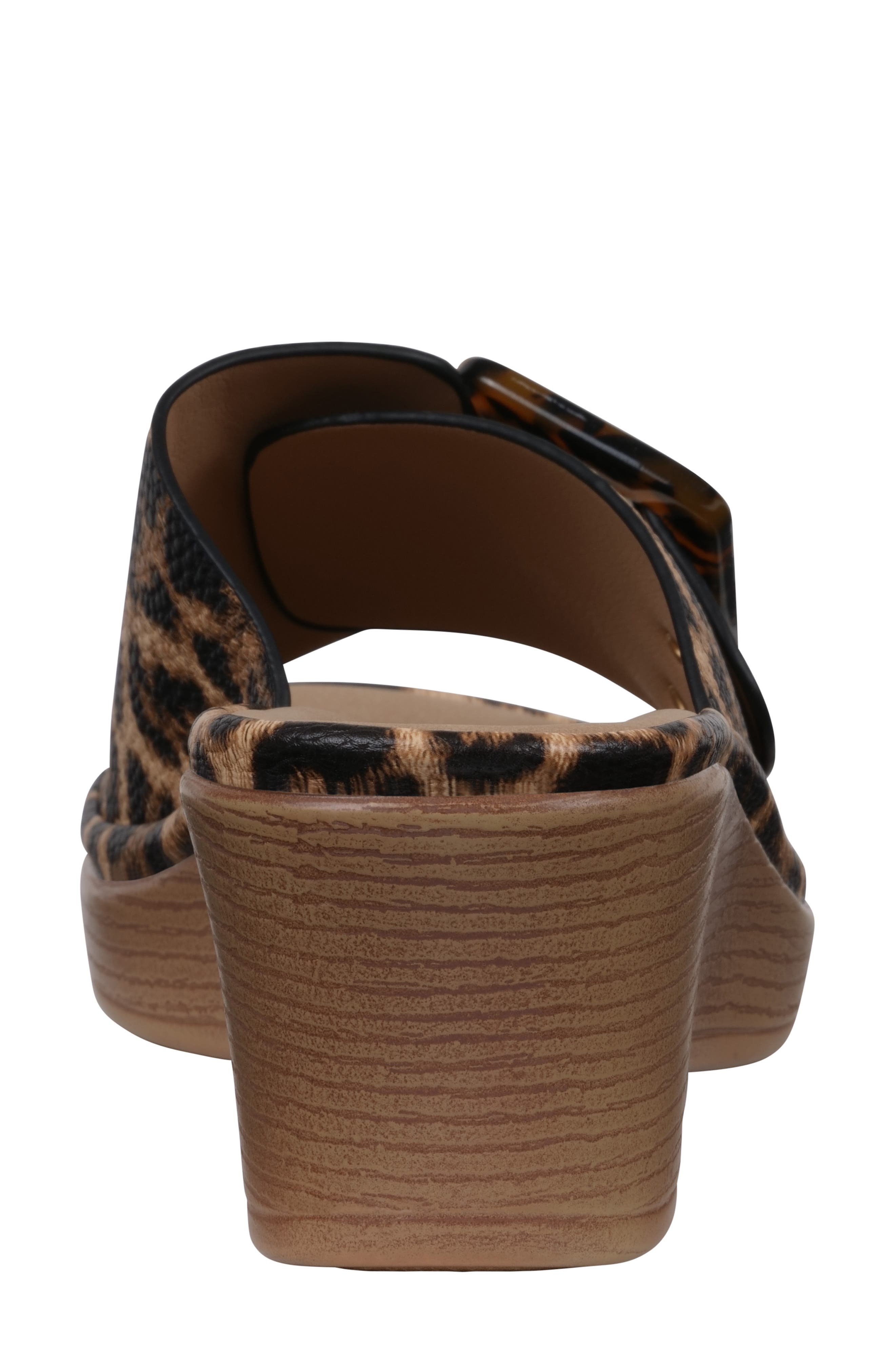 Teri Wedge Sandal, Alternate, color, LEOPARD