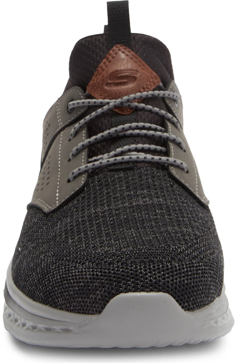 SKECHERS Relaxed Fit: Slade Breyer Sneaker, Alternate, color, Black/ Grey