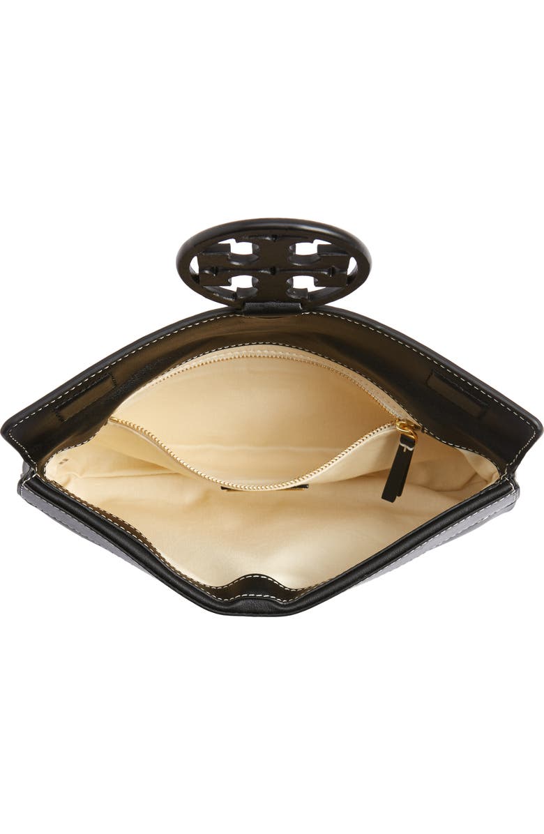 Tory Burch Miller Leather Clutch, Alternate, color,