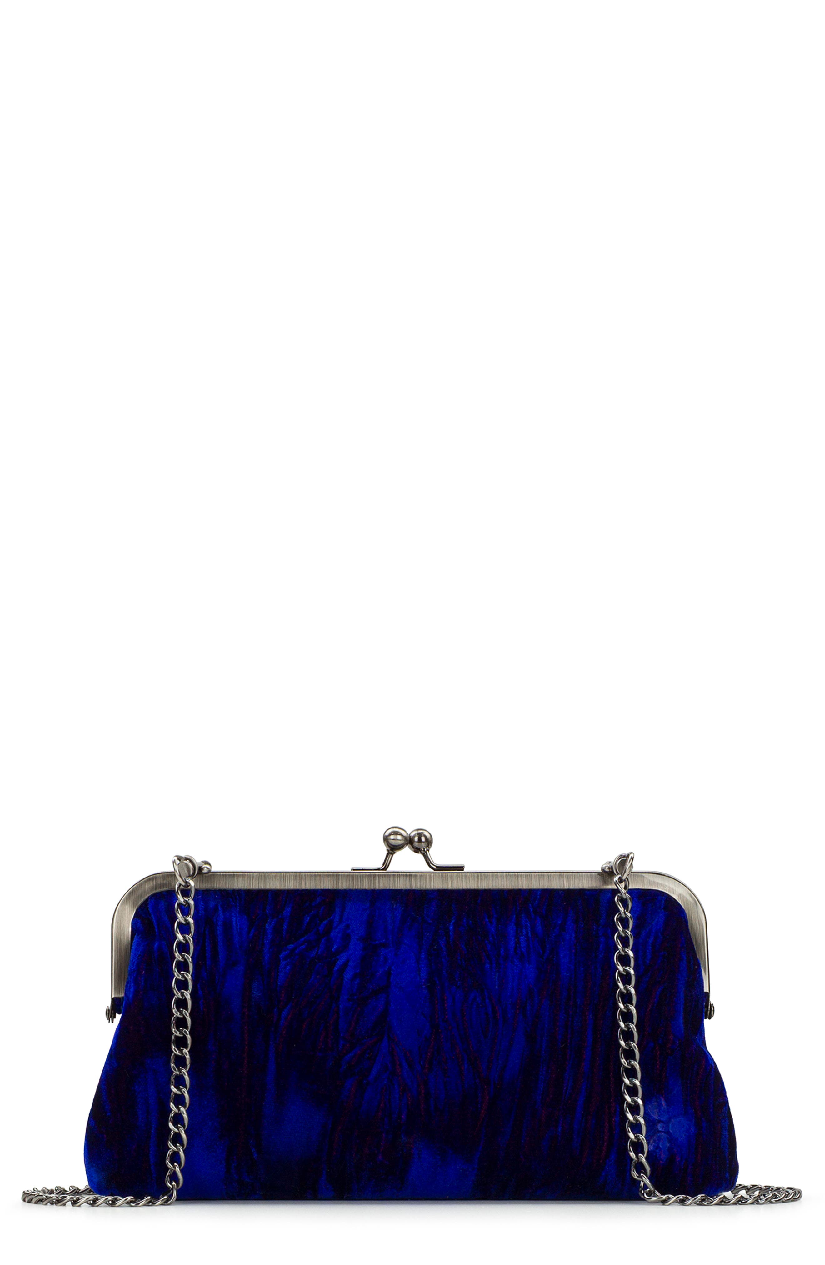 Patricia Nash Potenaz Frame Bag, Main, color, Blue