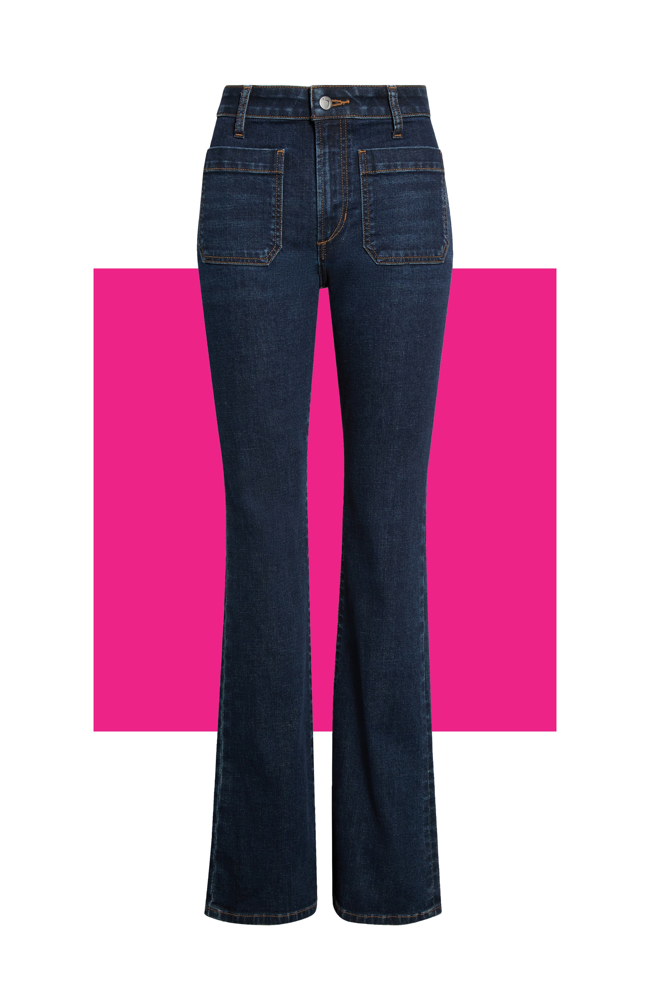 High Rise Curvy Bootcut Jeans