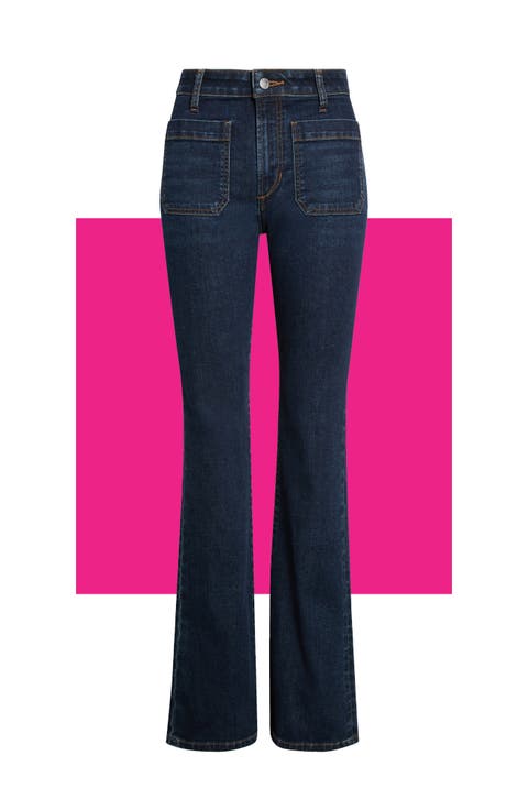 High Rise Curvy Bootcut Jeans