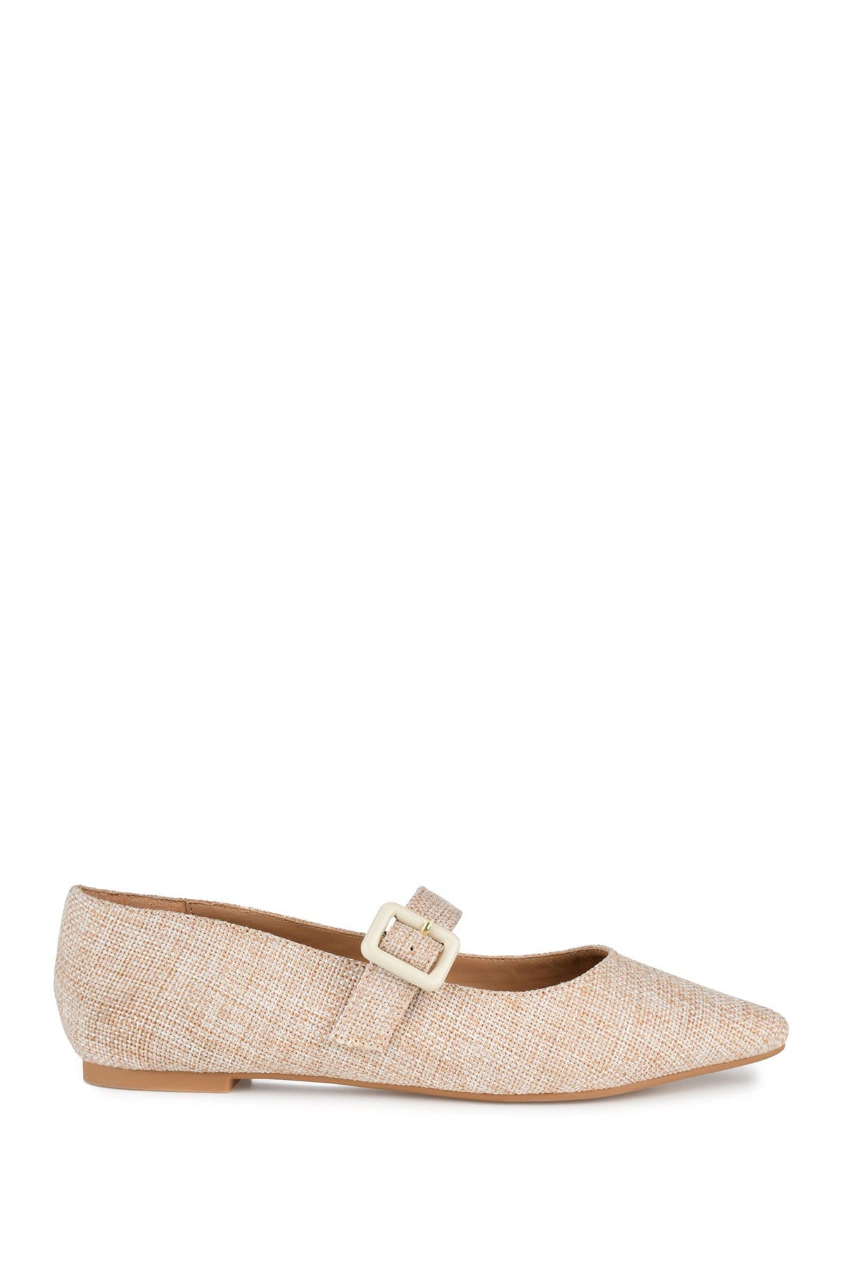 Journee Collection JOURNEE Karissa Flat, Alternate, color, Beige