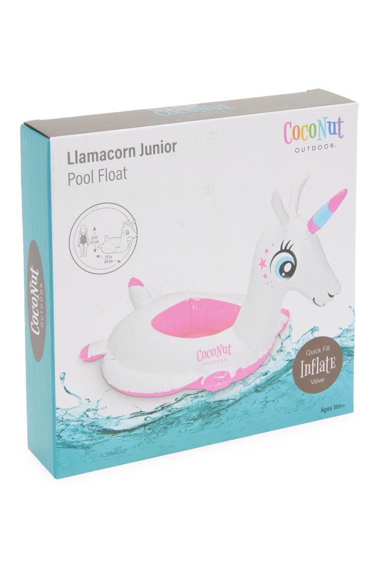 Junior Llamacorn Pool Float, Main, color, WHITE