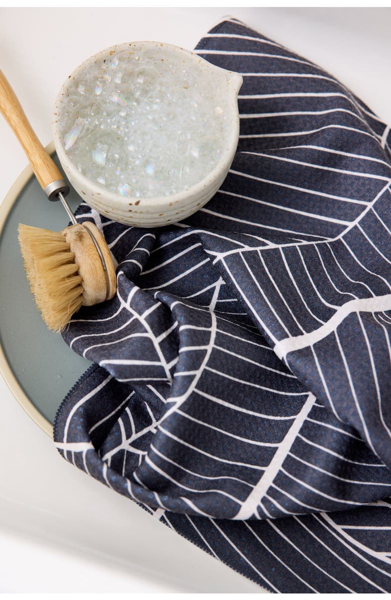 Geometry Kitchen Tea Towel Set, Alternate, color, Palms