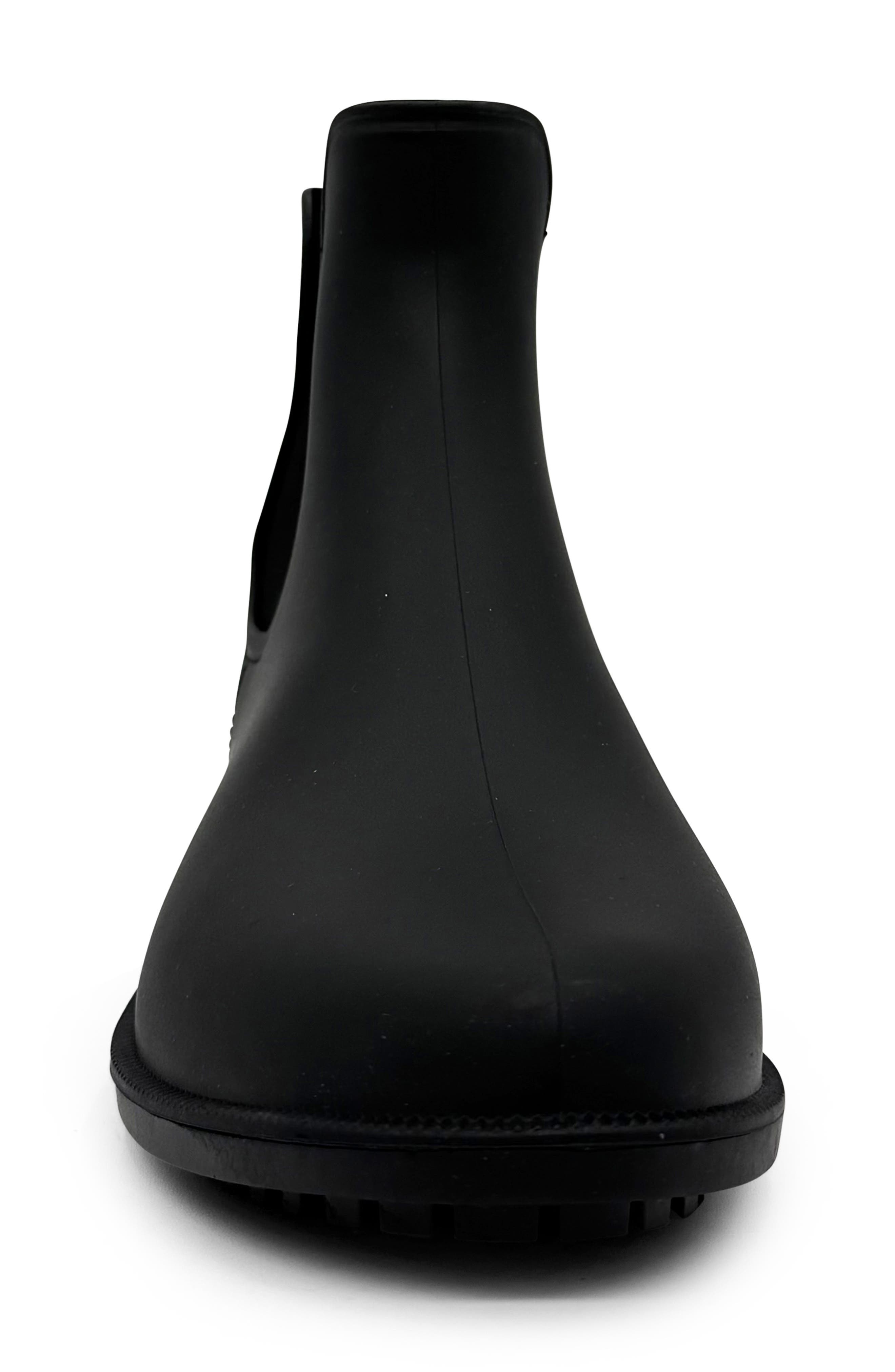 CHELSEA CREW Rainy Chelsea Boot, Alternate, color, Black Pvc