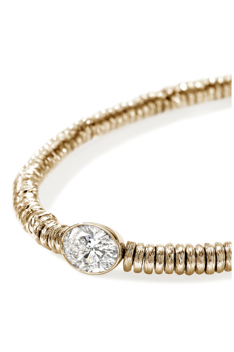 JH Lovestruck™ Heishi Bracelet, 14K Gold, Lab-Grown Diamond, 1.0TCW, Alternate, color, GOLD