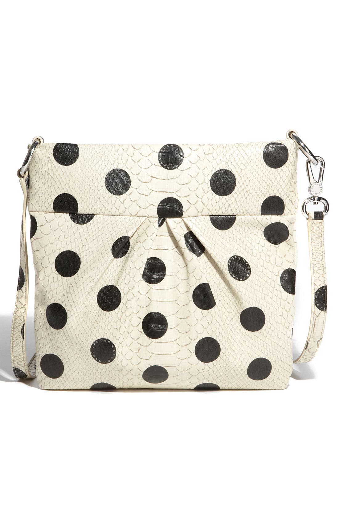 MARC BY MARC JACOBS 'Dotty Snake - Sia' Faux Leather Crossbody Bag, Alternate, color, LINEN DOT MULTI