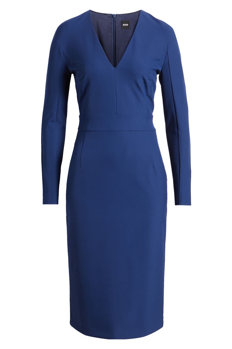 Dakeria Long Sleeve Sheath Dress, Alternate, color, OPEN BU