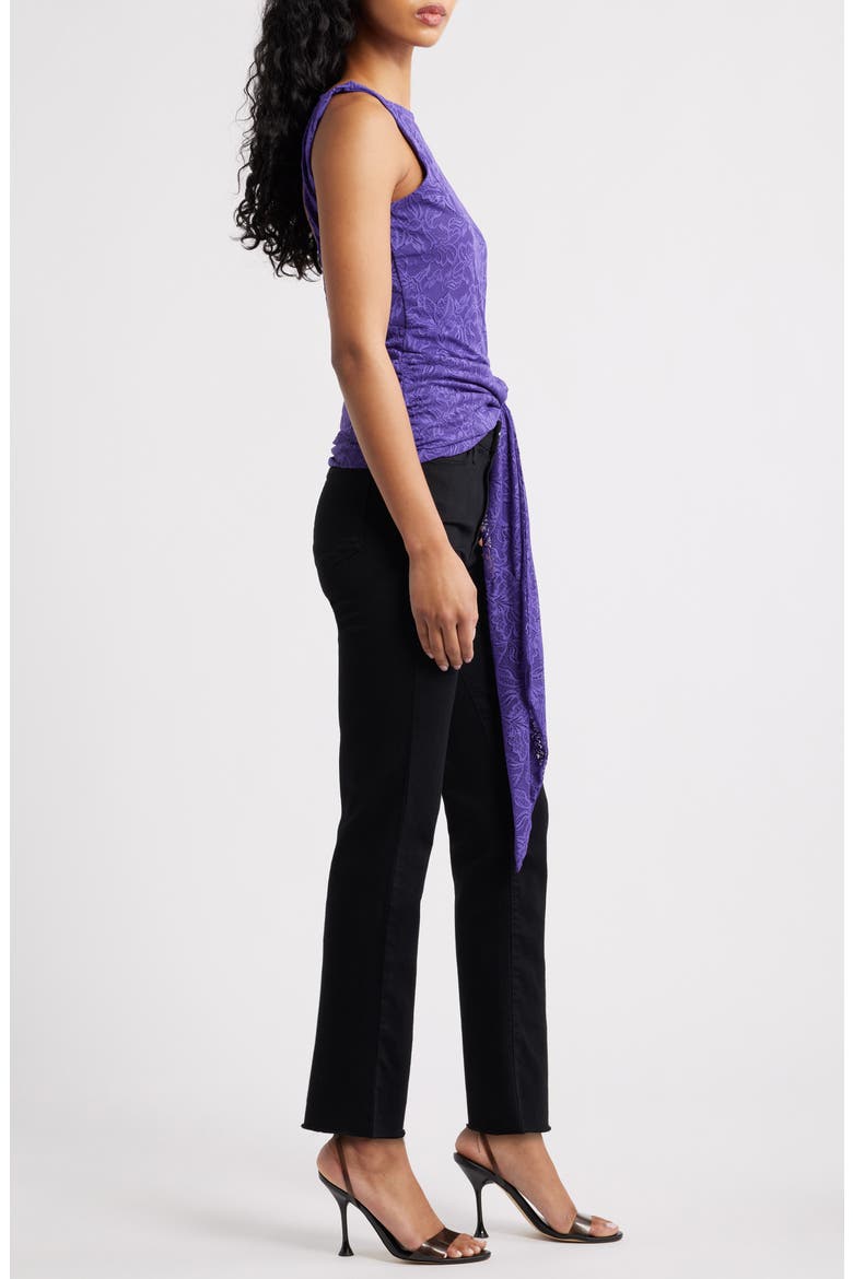 Batya Backless Lace Top, Alternate, color, DEEP VIOLET