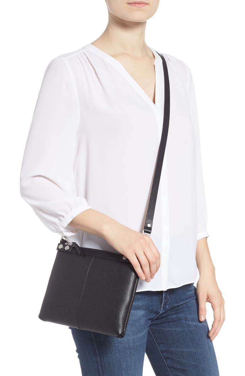 Treasure & Bond Sloane Pebbled Leather Crossbody Bag, Alternate, color,