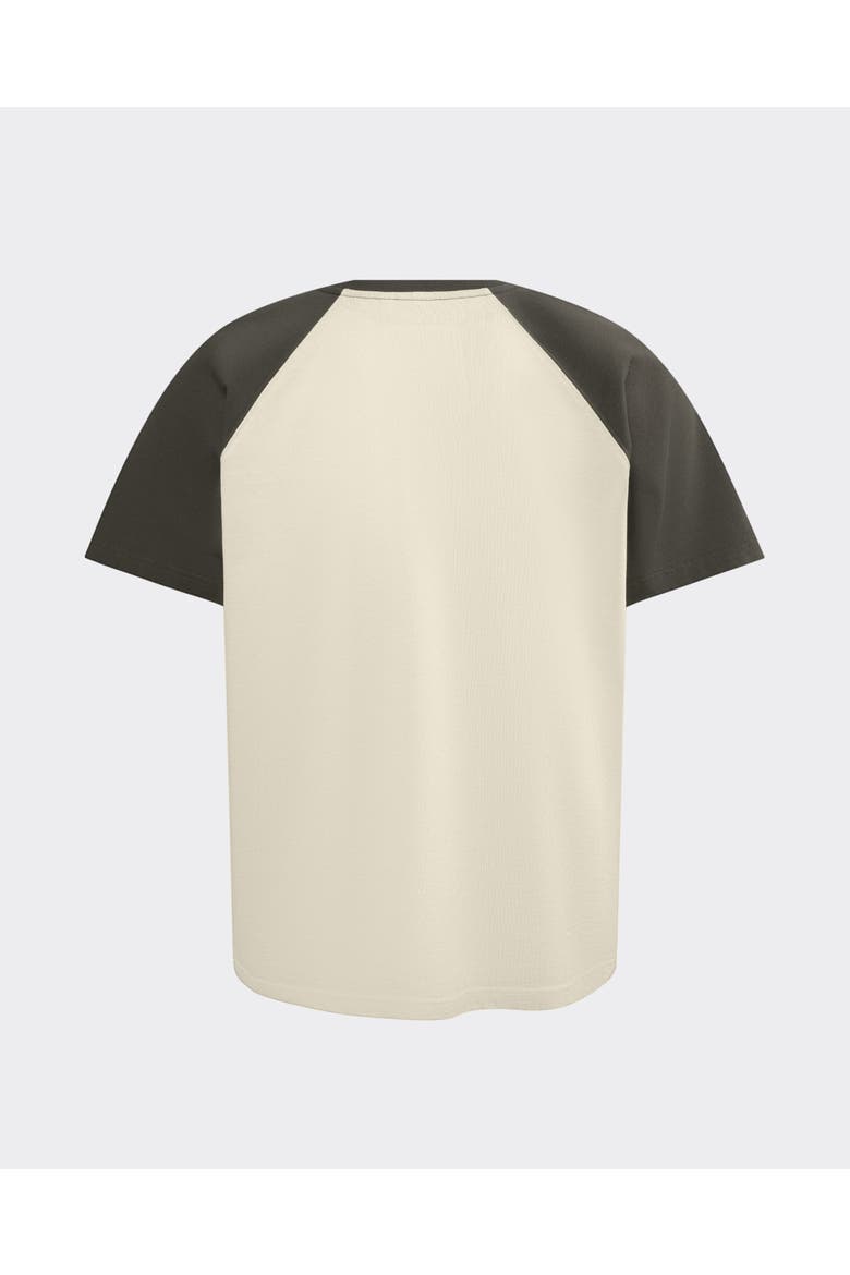 Raglan Tee, Alternate, color, Grey & Oatmeal
