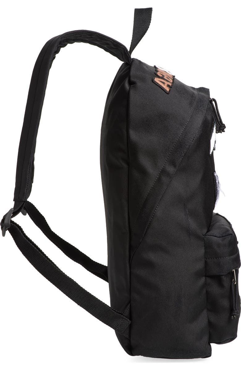 Balenciaga Explorer Patches Backpack, Alternate, color, Black