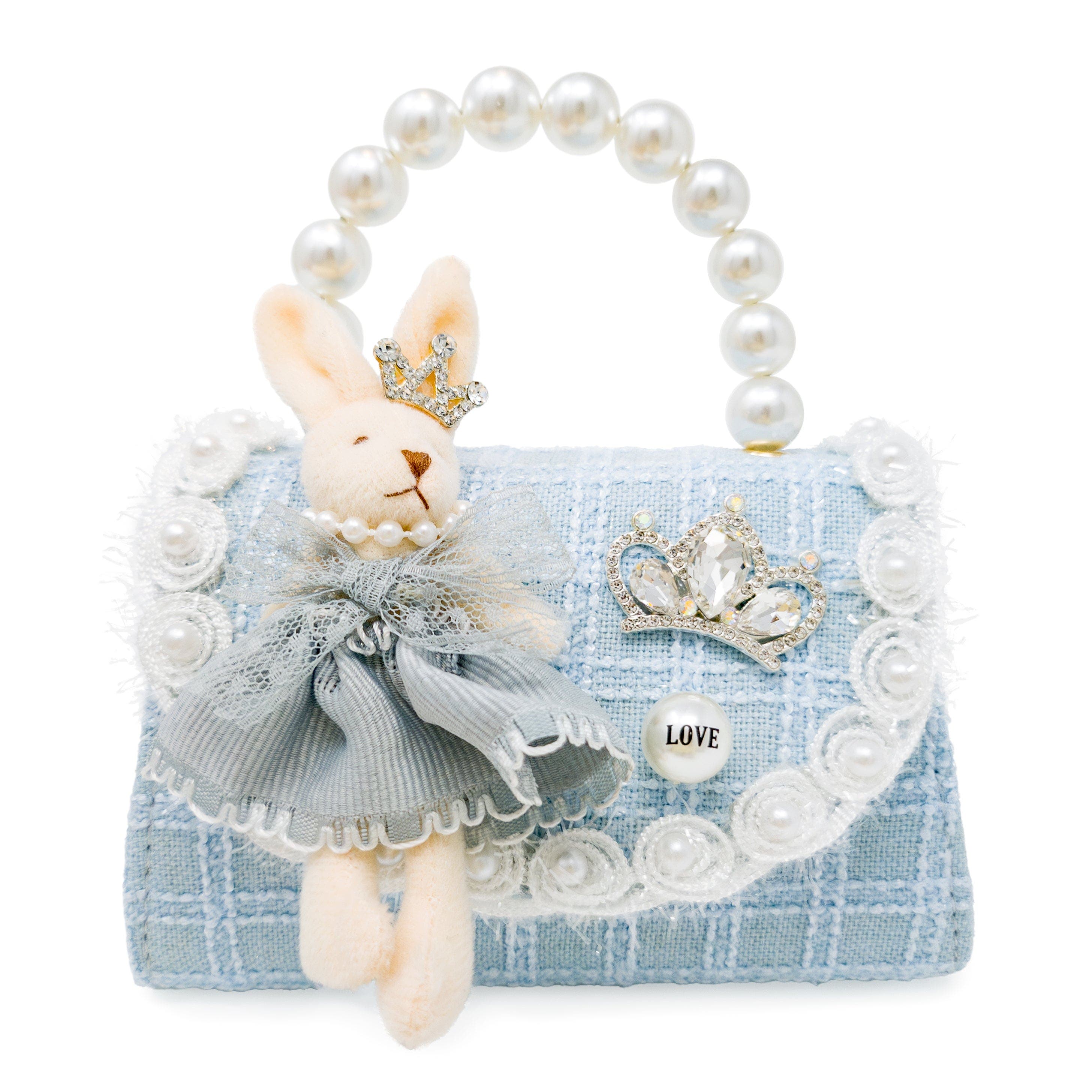 Hand Bag - Bunny Bloom, Main, color, Powder Blue