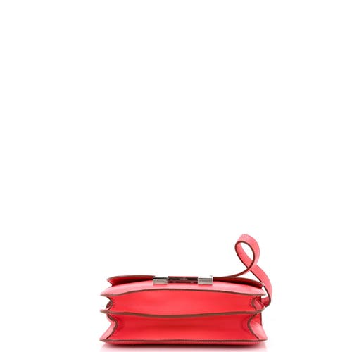 Pre-owned Hermes  Hermes Constance Bag Tadelakt 18 In Pink