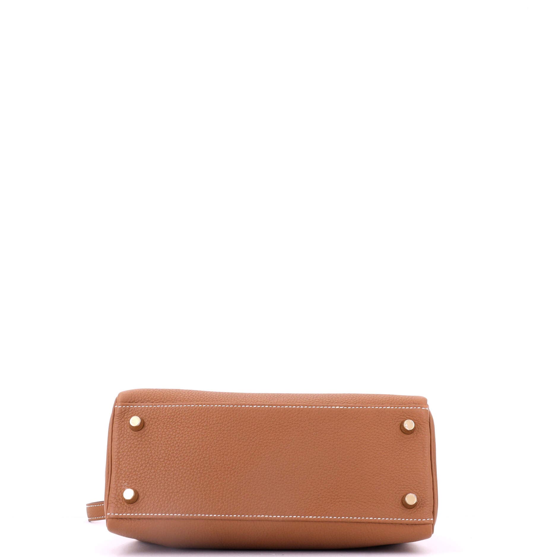 Kelly Handbag Brown Togo with Gold Hardware 25, Alternate, color, Metallic Gold