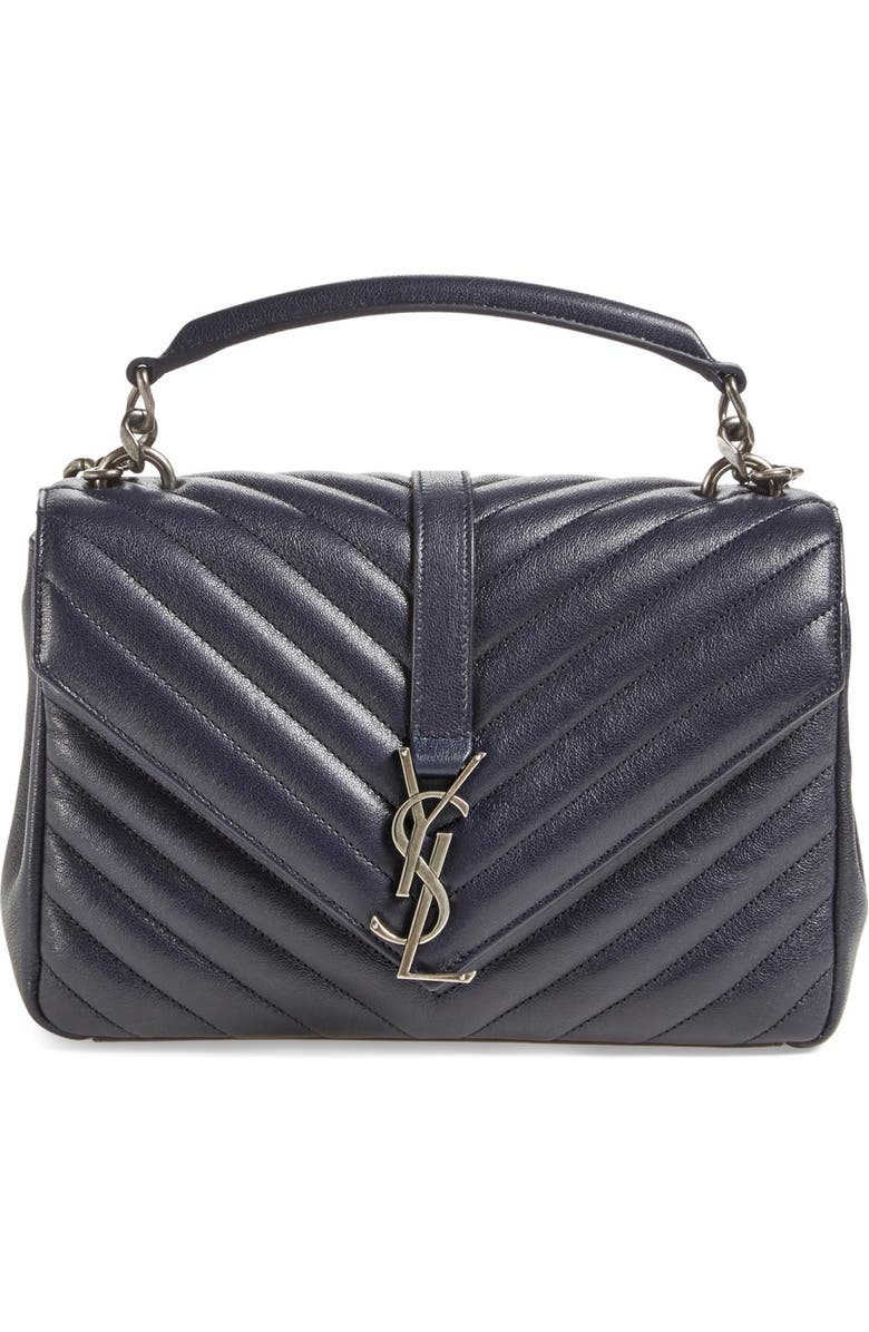 Saint Laurent 'Medium College' Shoulder Bag, Main, color,