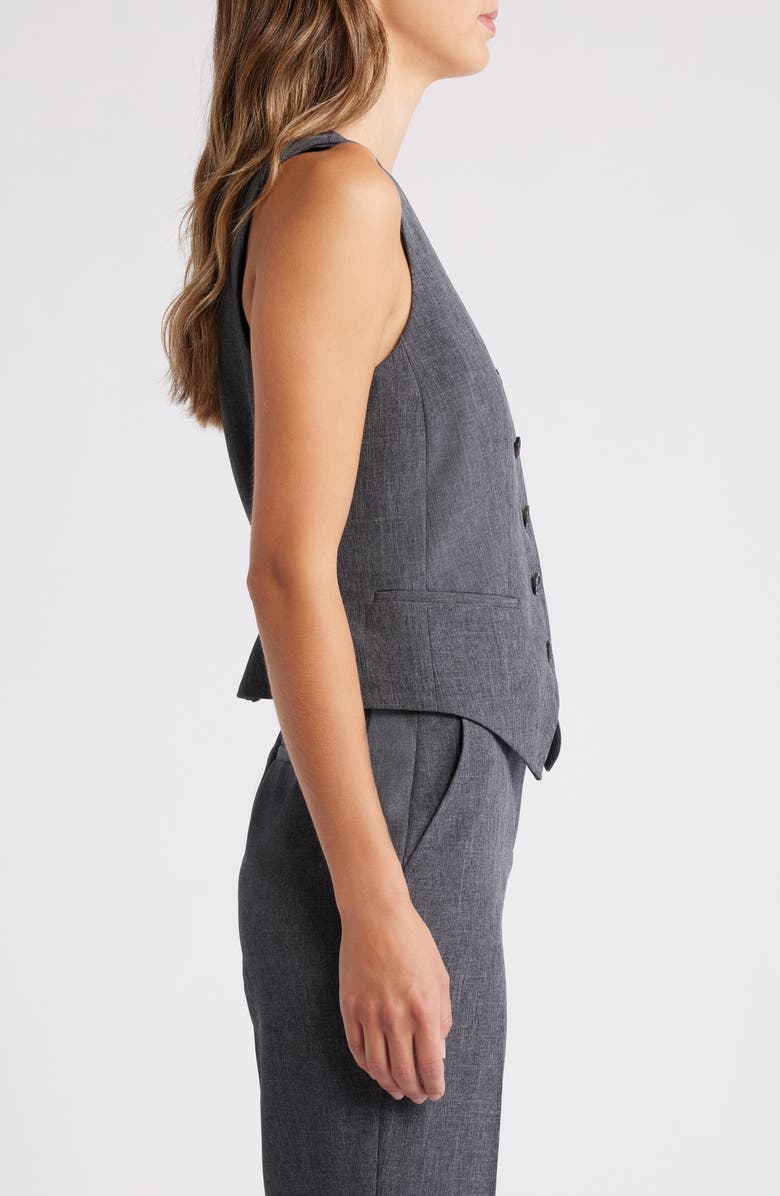 Anne Klein Button-Up Vest, Alternate, color, 