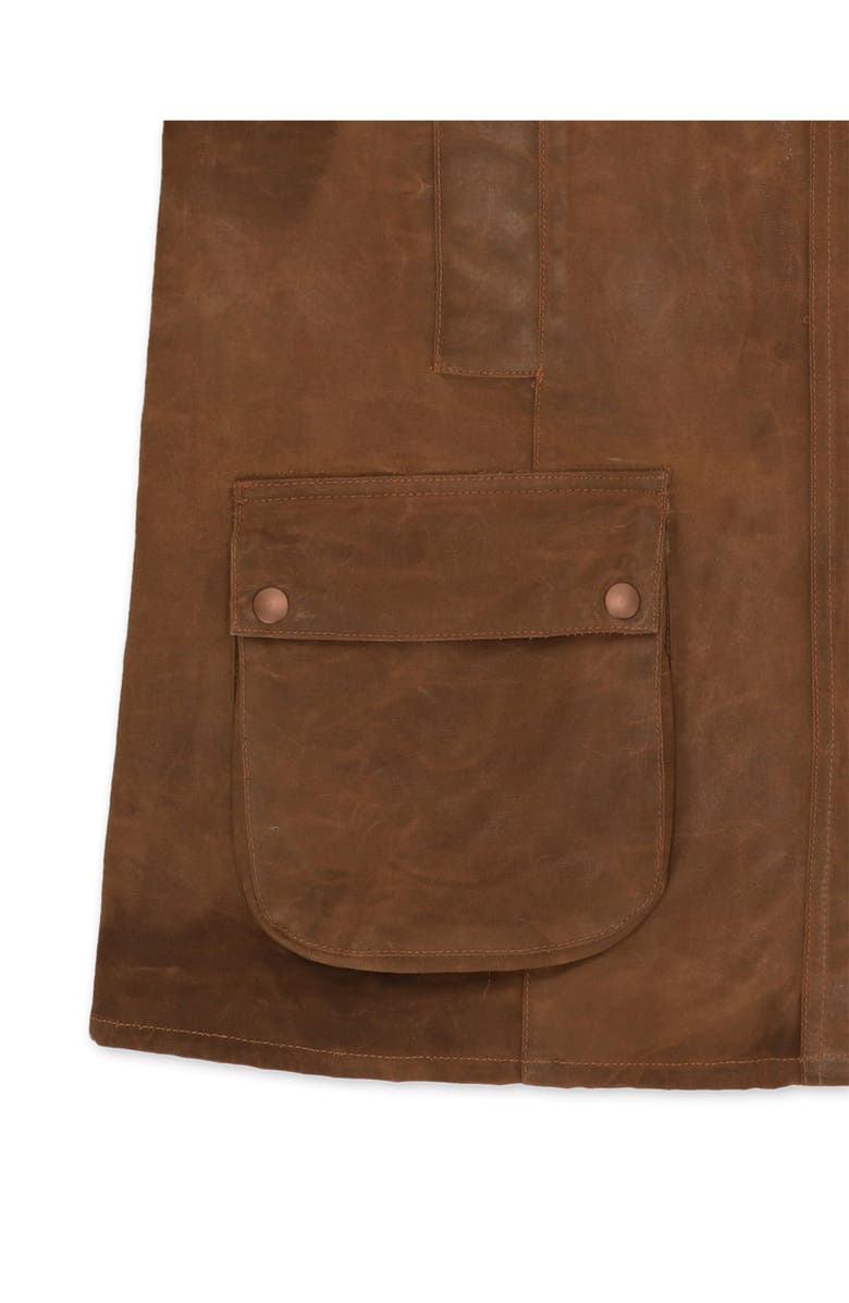 Fortela WFloriane Waxed Cotton Jacket, Alternate, color, Brown