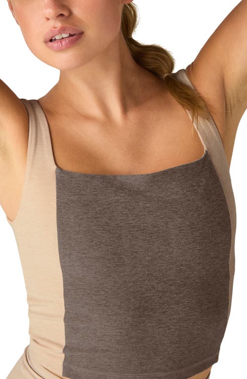 BEYOND YOGA BEYOND YOGA SPACE DYE COLORBLOCK CROP TANK