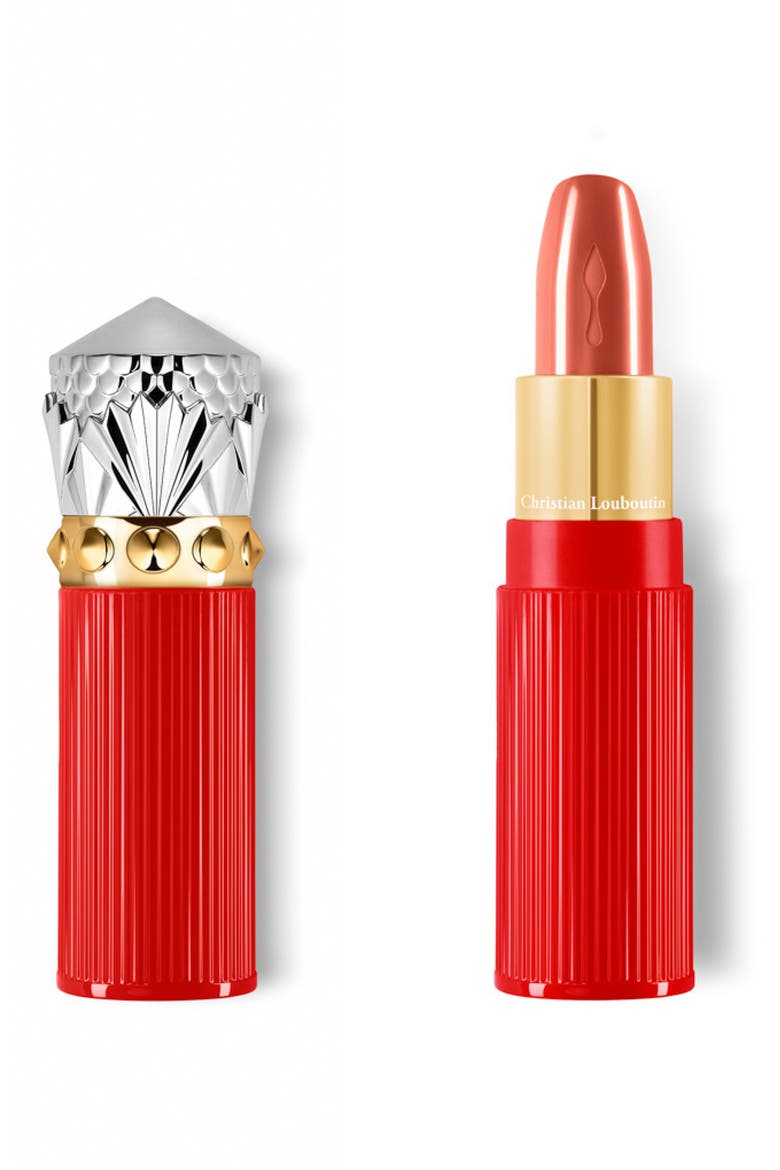 Rouge Louboutin SooooOGlow On the Go Lipstick, Main, color, PAPAYA NOUBA 531