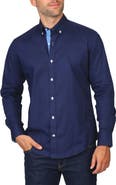 TailorByrd Solid Stretch Button-Down Shirt