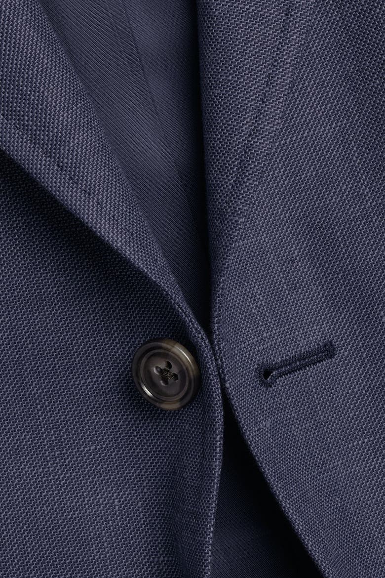 Linen Cotton Jacket, Alternate, color, Steel Blue