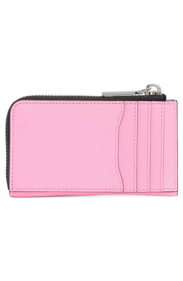 Marc Jacobs Trademarc Logo Leather Card Case, Alternate, color, Petal Pink
