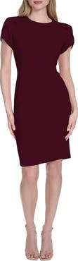 Calvin Klein Tulip Sleeve Sheath Dress