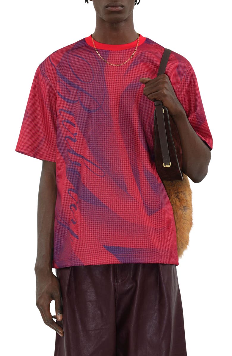 Burberry Rose Logo Graphic T-Shirt, Main, color, 