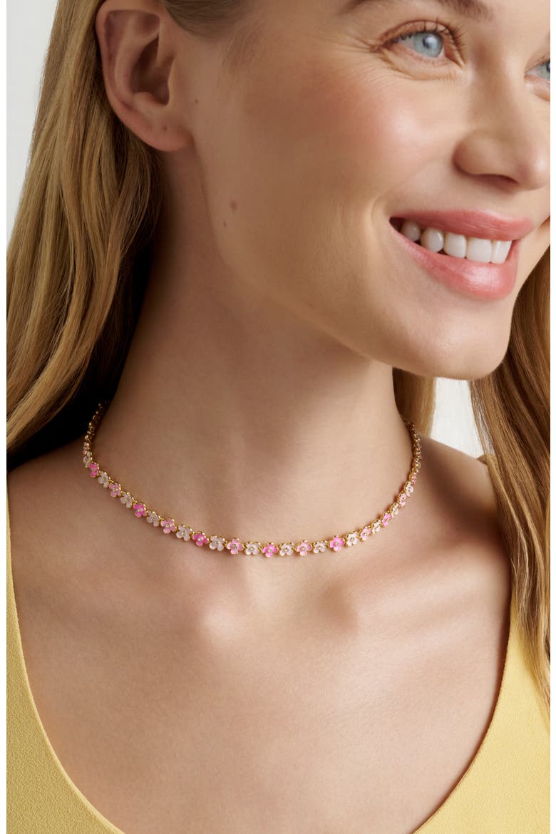 Gabriella Garland Choker Necklace, Alternate, color, METALLIC GOLD