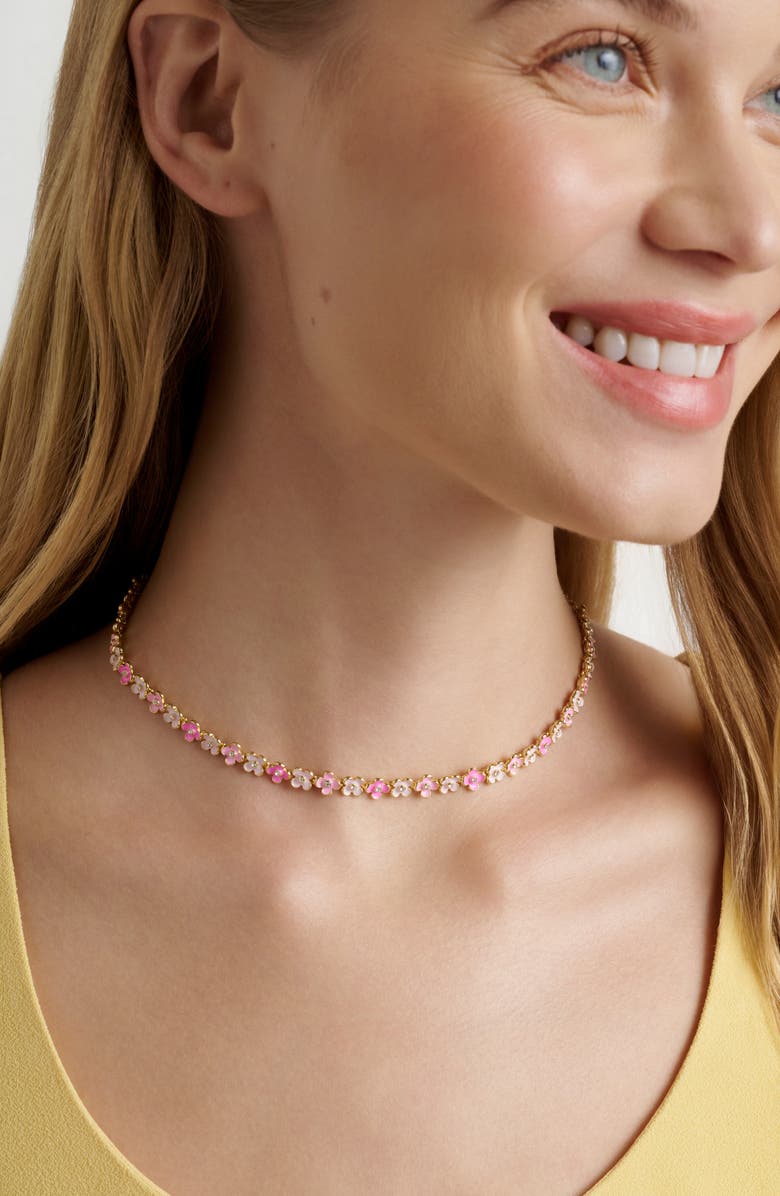 Ted Baker Gabriella Garland Choker Necklace, Alternate, color, Metallic Gold