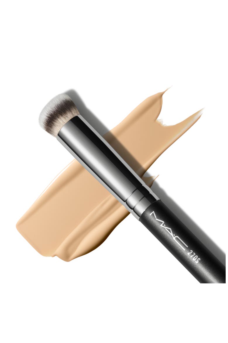 270S Mini Rounded Slant Makeup Brush, Alternate, color, NO COLOR