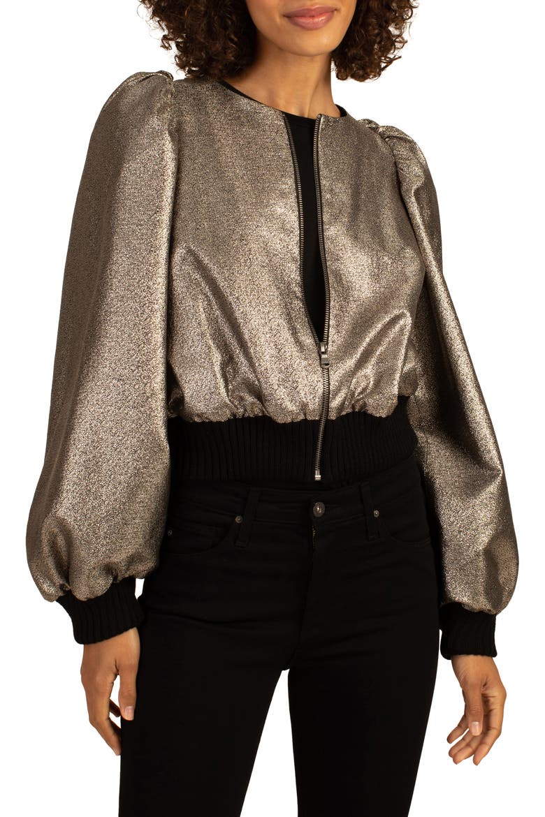 Supernova Bomber Jacket, Main, color, PLATINUM