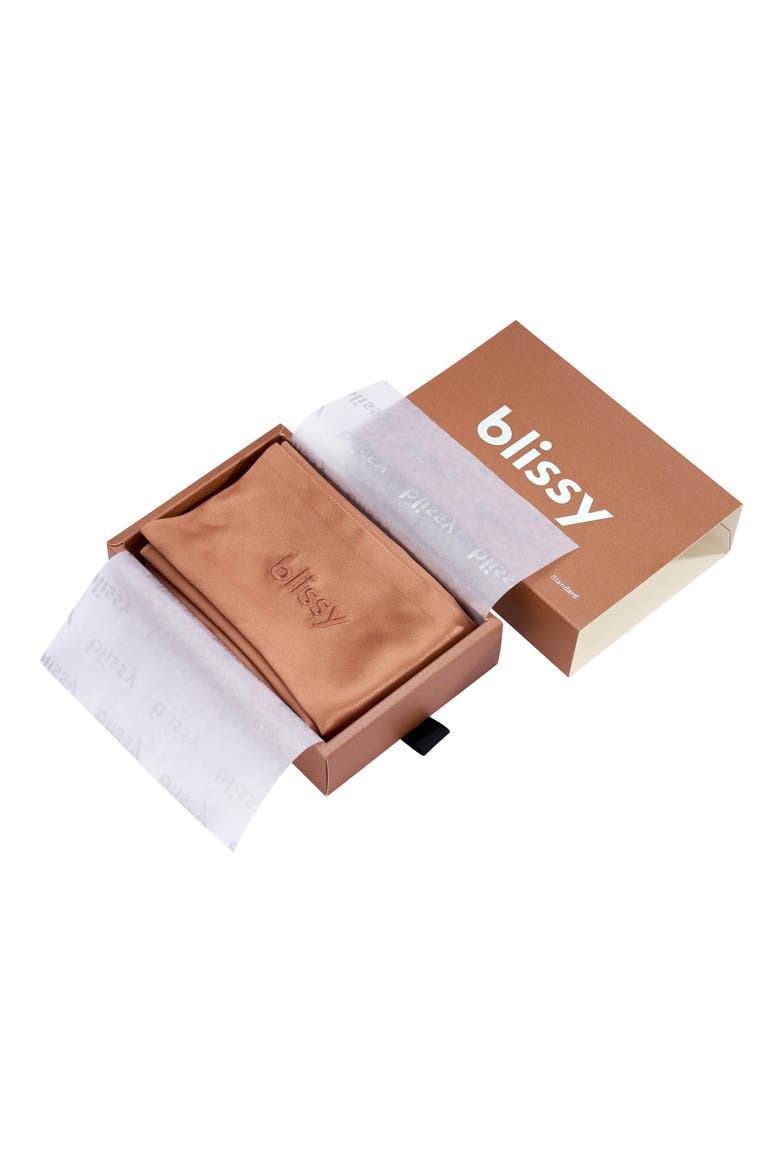 Mulberry Silk Pillowcase, Alternate, color, CINNAMON