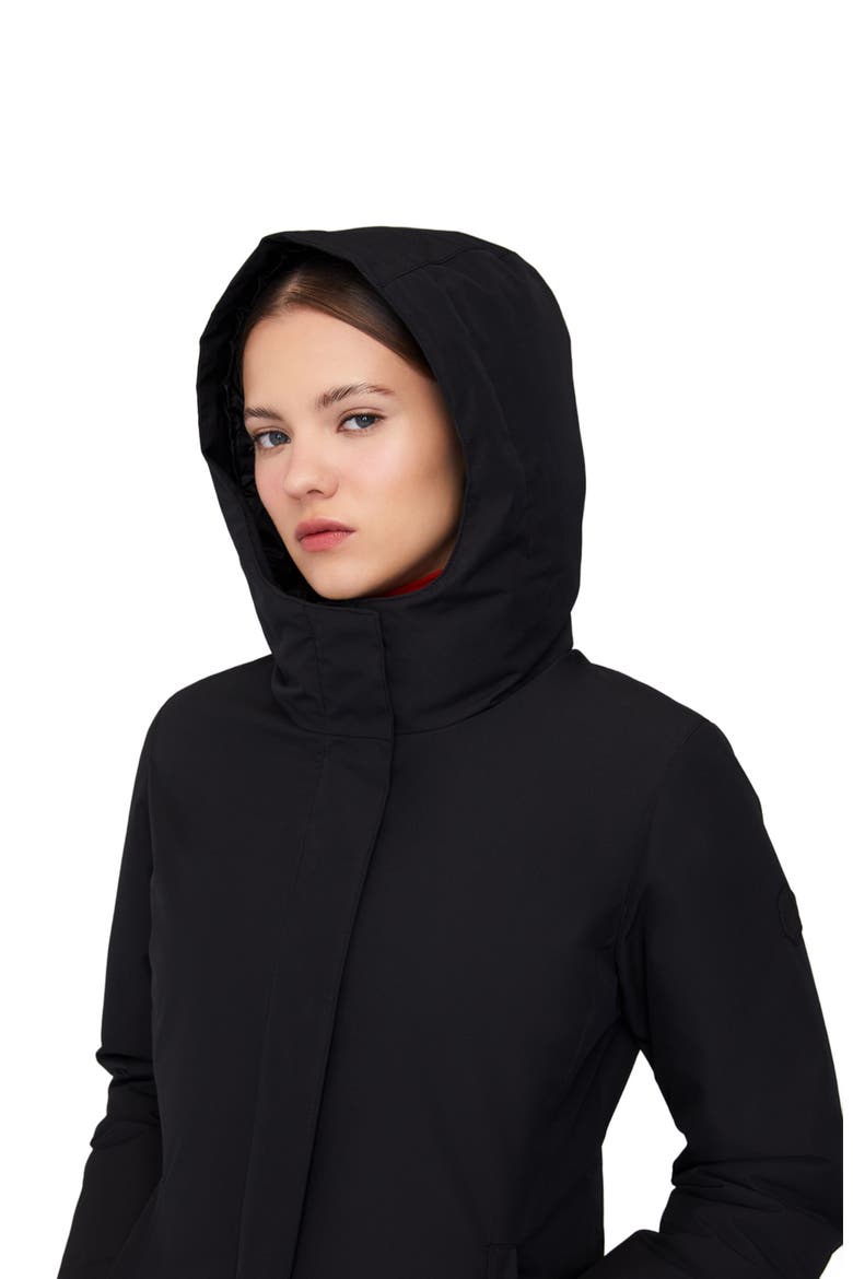 FERMONT | Hooded Down Winter Jacket, Alternate, color, Black