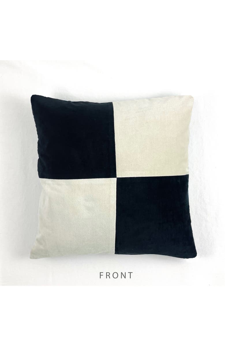 Mellowworks Checkerboard - Pillow Cover, Main, color, Black White