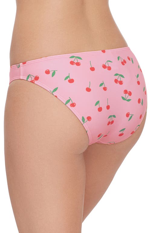 Stevie Cheeky Basic Hipster Bikini Bottom In Pink