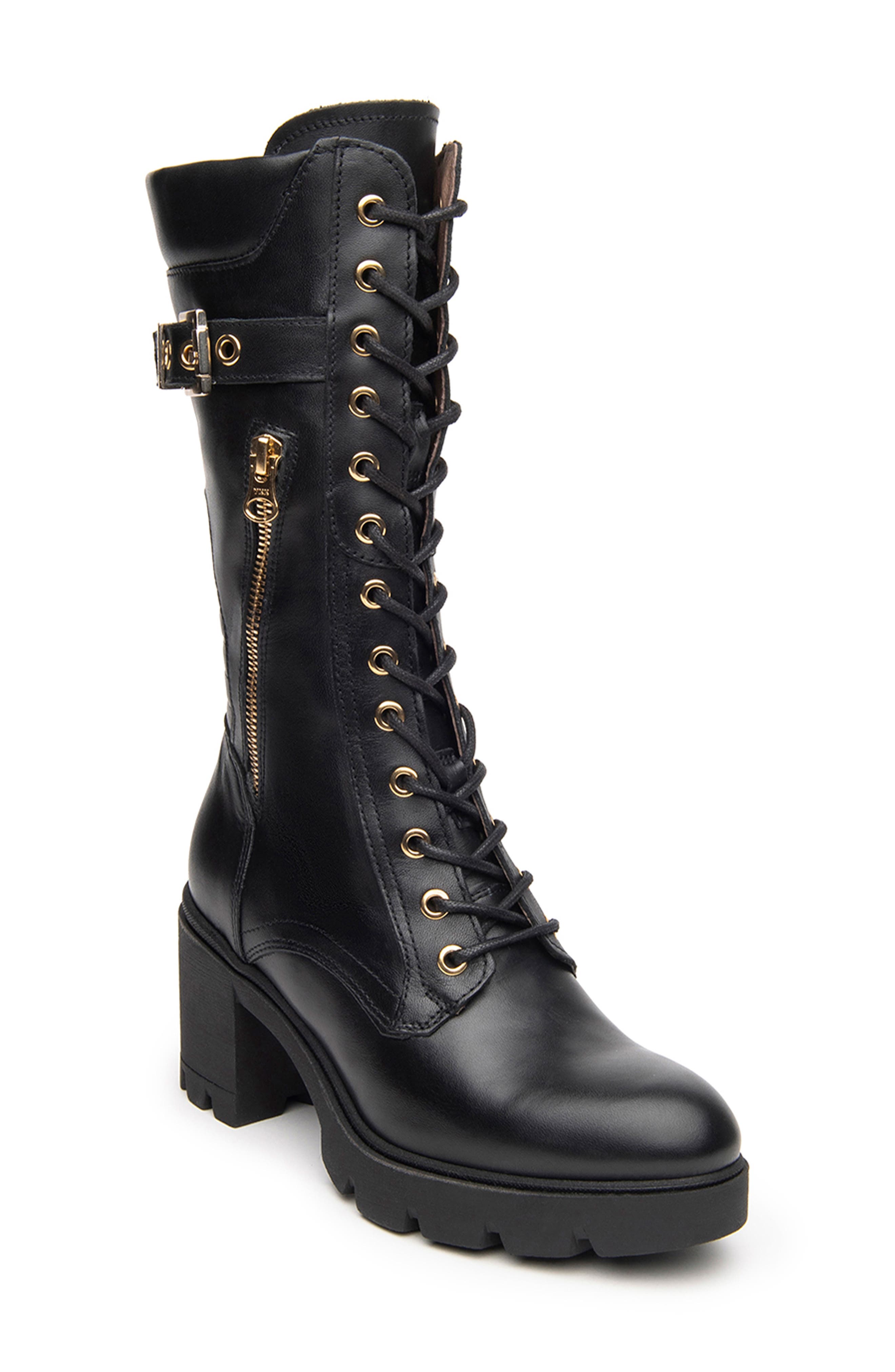 NeroGiardini Moto Platform Boot, Main, color, 