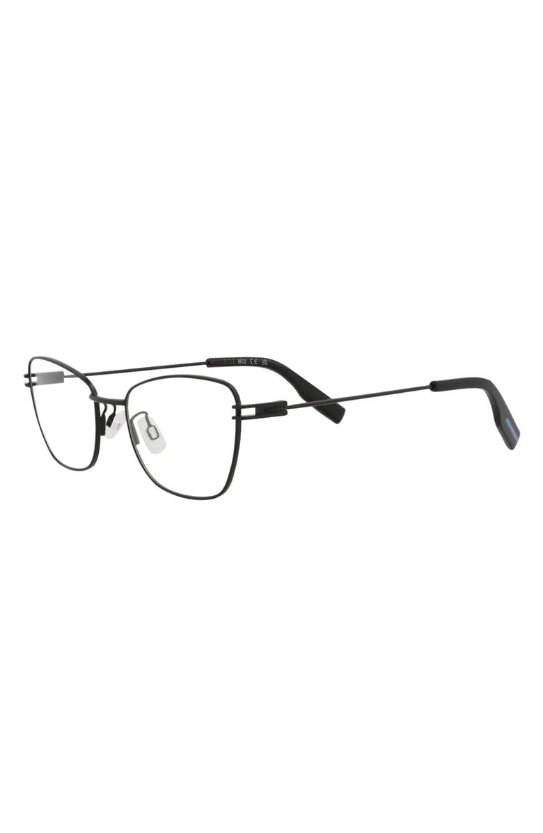 McQueen 50mm Cat Eye Optical Glasses, Alternate, color, 
