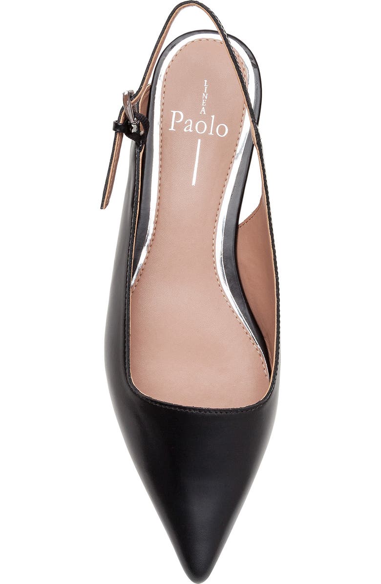 Linea Paolo Caia Pointed Toe Slingback Flat, Alternate, color,
