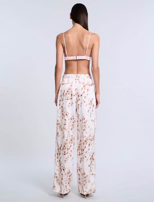 Bcbg Animal Print Relaxed Pant In Multi