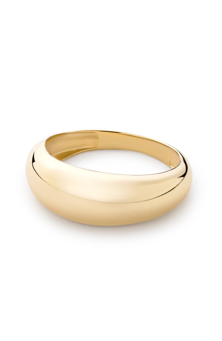 Ana Luisa Solid Yellow Gold - Gold Medium Dome Ring, Alternate, color, Gold