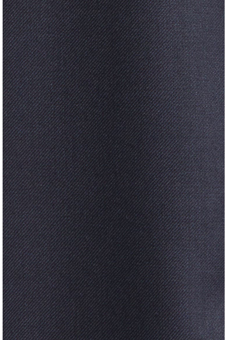 Wool Gabardine Scarf Neck Minidress, Alternate, color, BLUE