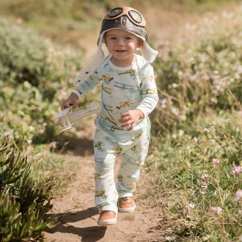 Milkbarn Organic Cotton Jogger In Green