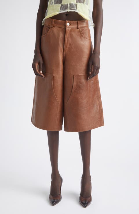 Legacy Leather Bermuda Shorts