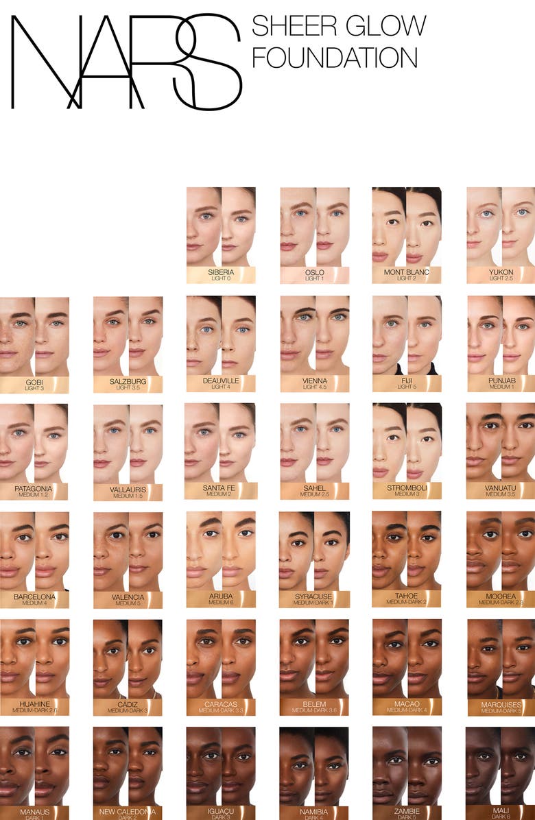 NARS Sheer Glow Foundation, Alternate, color, Moorea