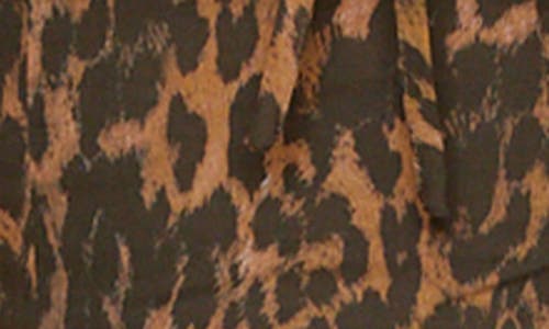 Nasty Gal Leopard Lace Trim Corset Minidress In Leopard