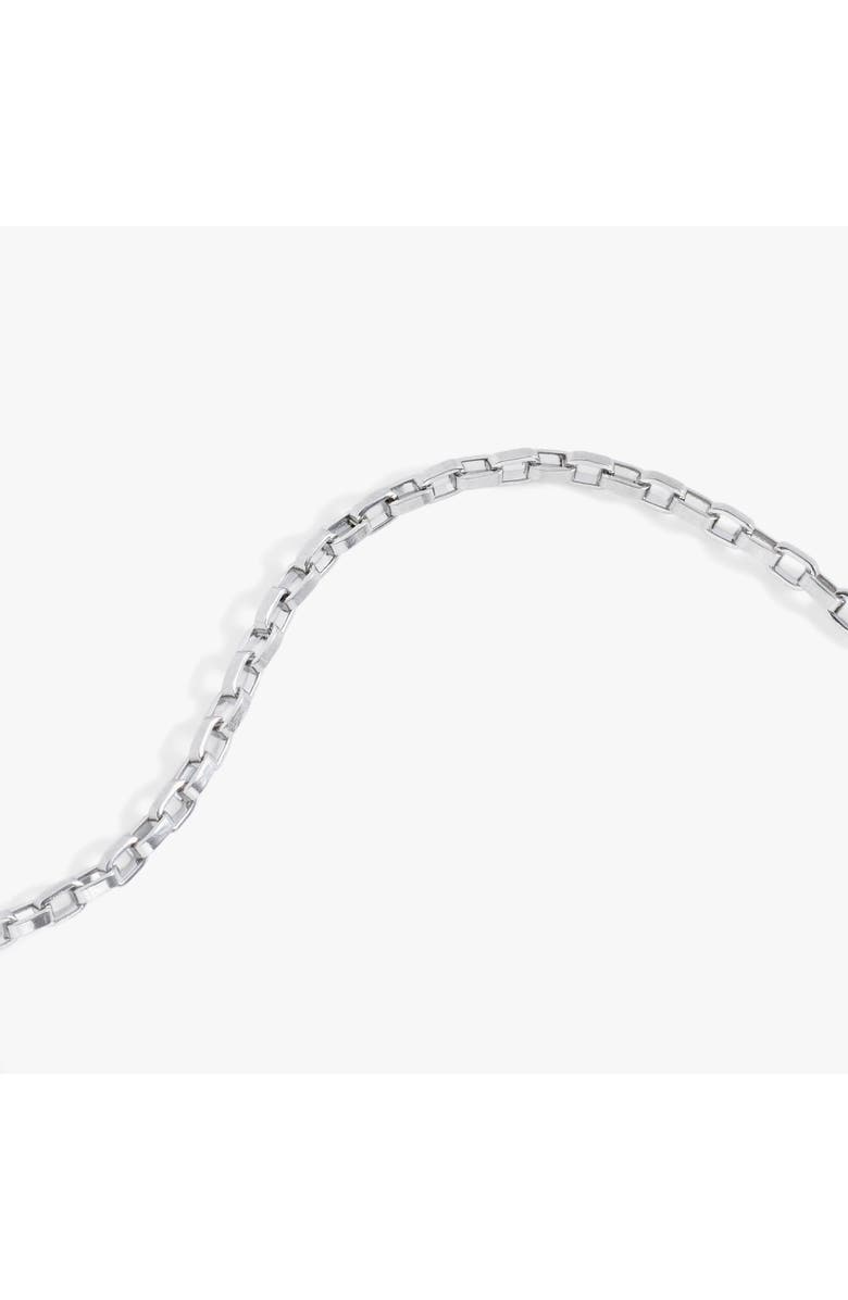 Alex and Ani Everyday Box Link Chain Bracelet, Alternate, color, Silver