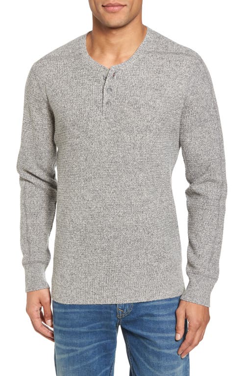 Schott NYC Thermal Henley in Heather Grey 